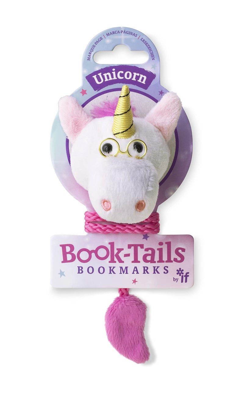IF Book-Tails Bookmark - Unicorn, White - Image 1